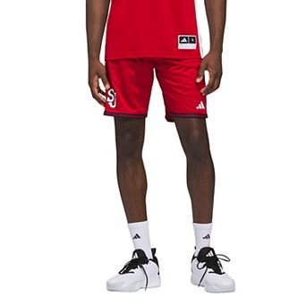 Men's adidas Red St. John's Red Storm Replica Swingman Shorts