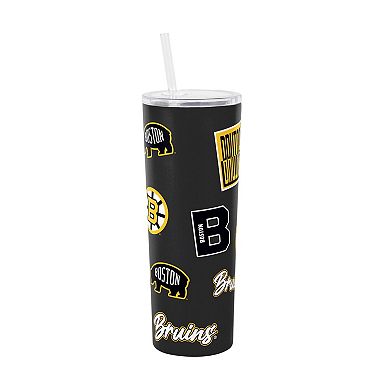 Logo Brands Boston Bruins 30oz Dreamweave Straw Tumbler