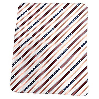 Logo Brands Chicago Bears 50" x 60" Classic Vertical Stripe Fleece Throw Blanket