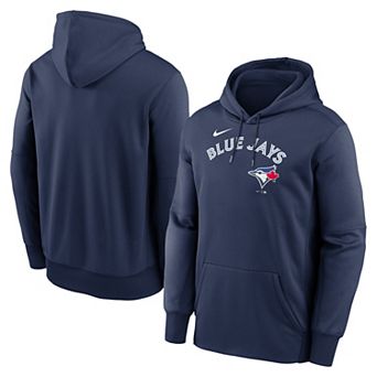 Men's Nike Navy Toronto Blue Jays Primary Wordmark Therma Hoodie