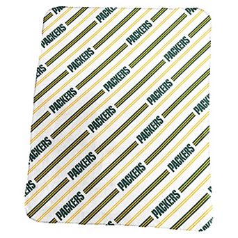 Logo Brands Green Bay Packers 50" x 60" Classic Vertical Stripe Fleece Throw Blanket