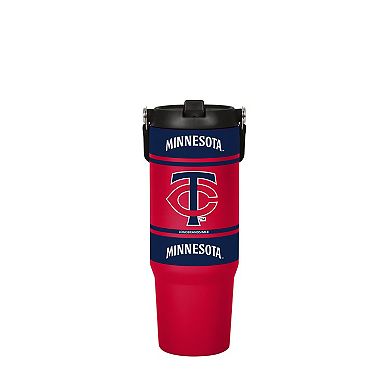Logo Brands Minnesota Twins 30oz. Colorblock 2.0 Top Handle Tumbler