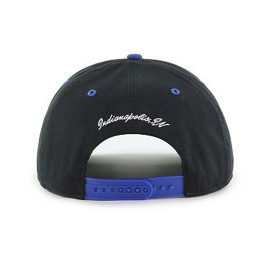 Men's '47 Black Indianapolis Colts Flection Relaxed Hitch Adjustable Hat