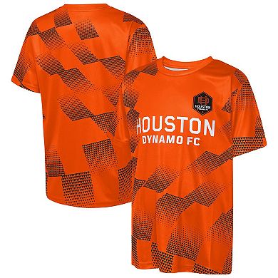 Youth Outerstuff Orange Houston Dynamo FC Sheer Thrill T-Shirt