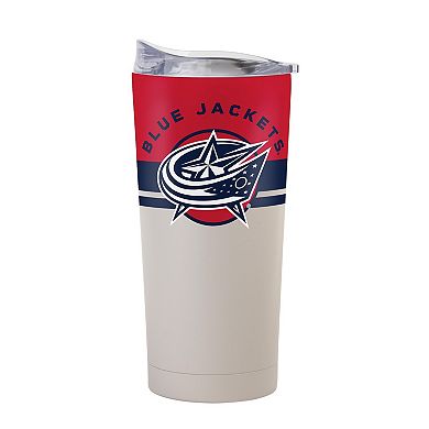 Logo Brands Columbus Blue Jackets 20oz. Horizon Powder Coat Tumbler