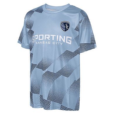Youth Outerstuff Light Blue Sporting Kansas City Sheer Thrill T-Shirt