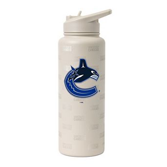 Logo Brands Vancouver Canucks 34oz. Sand Ghost Quencher Bottle
