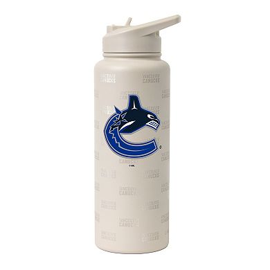 Logo Brands Vancouver Canucks 34oz. Sand Ghost Quencher Bottle