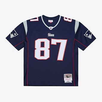 Men's Mitchell & Ness Rob Gronkowski Navy New England Patriots Retired Legacy Replica Player Jersey
