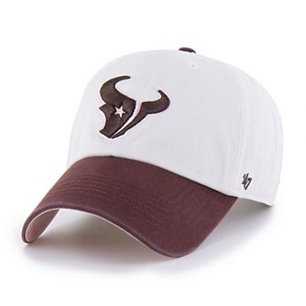 Unisex '47 Stone/Burgundy Houston Texans Love Letter Clean Up Adjustable Hat