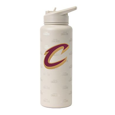 Logo Brands Cleveland Cavaliers 34oz. Sand Ghost Quencher Bottle
