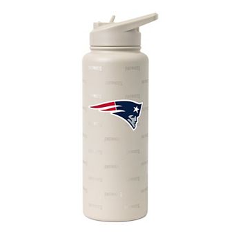 Logo Brands New England Patriots 34oz. Sand Ghost Quencher Bottle