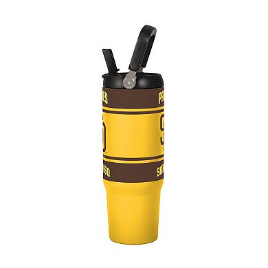 Logo Brands San Diego Padres 30oz. Colorblock 2.0 Top Handle Tumbler