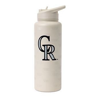 Logo Brands Colorado Rockies 34oz. Sand Ghost Quencher Bottle