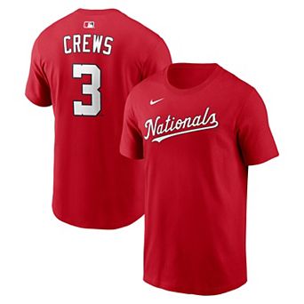 Men's Nike Dylan Crews Red Washington Nationals Home Name & Number T-Shirt