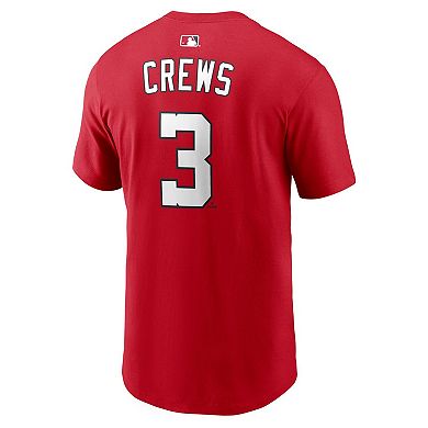 Men's Nike Dylan Crews Red Washington Nationals Home Name & Number T-Shirt