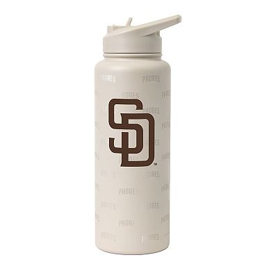 Logo Brands San Diego Padres 34oz. Sand Ghost Quencher Bottle