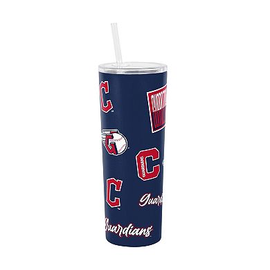 Logo Brands Cleveland Guardians 30oz Dreamweave Straw Tumbler