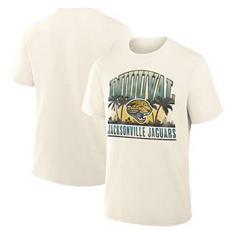 Men's Fanatics Cream Jacksonville Jaguars Team Archives T-Shirt