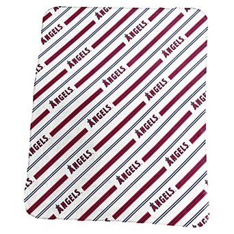 Logo Brands Los Angeles Angels 50" x 60" Classic Vertical Stripe Fleece Throw Blanket