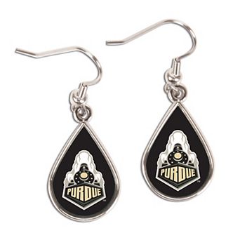 WinCraft Purdue Boilermakers Tear Drop Dangle Earrings