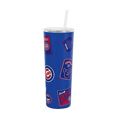 Logo Brands Chicago Cubs 30oz Dreamweave Straw Tumbler