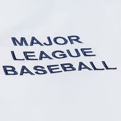 Men's Mitchell & Ness White New York Yankees Cooperstown Collection Lightweight Satin Full-Snap Jacket