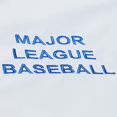 Men's Mitchell & Ness White New York Mets Cooperstown Collection Lightweight Satin Full-Snap Jacket