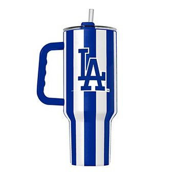 Logo Brands Los Angeles Dodgers 40oz Vertical Stripe Powder Coat Tumbler