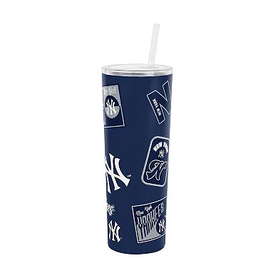 Logo Brands New York Yankees 30oz Dreamweave Straw Tumbler