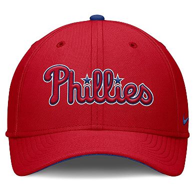Men's Nike Red Philadelphia Phillies Primetime Rise Dri-FIT Flex Hat