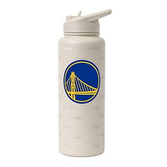 Logo Brands Golden State Warriors 34oz. Sand Ghost Quencher Bottle