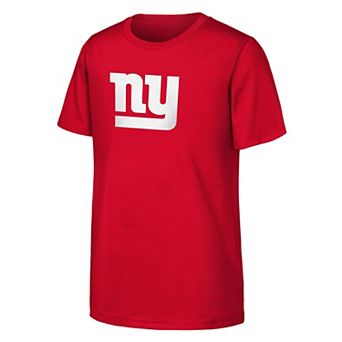 Youth Outerstuff Red New York Giants Primary Logo T-Shirt