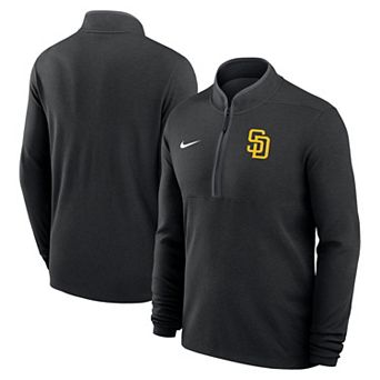 Men's Nike Black San Diego Padres Dri-FIT Victory Half-Zip Pullover