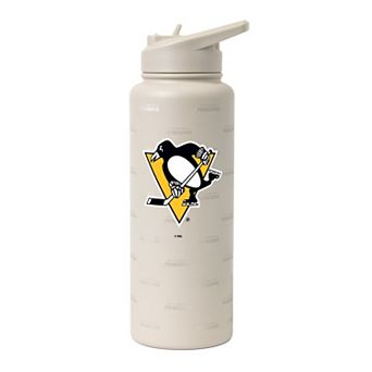 Logo Brands Pittsburgh Penguins 34oz. Sand Ghost Quencher Bottle