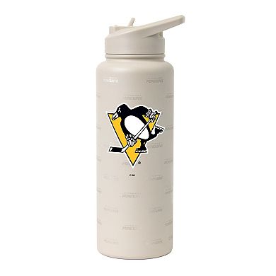Logo Brands Pittsburgh Penguins 34oz. Sand Ghost Quencher Bottle