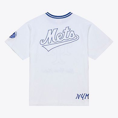 Men's Mitchell & Ness White New York Mets Arctic T-Shirt
