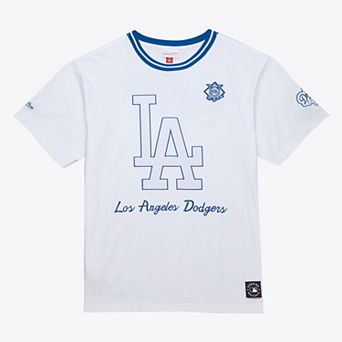 Men's Mitchell & Ness White Los Angeles Dodgers Arctic T-Shirt