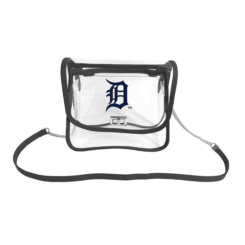Logo Brands Detroit Tigers Sideline Clear Purse, Blue
