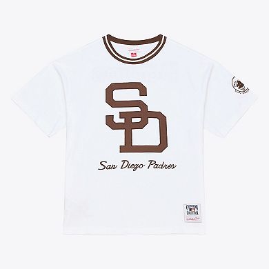 Men's Mitchell & Ness White San Diego Padres Arctic T-Shirt