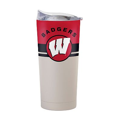 Logo Brands Wisconsin Badgers 20oz. Horizon Powder Coat Tumbler