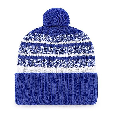 Men's '47 Royal Denver Broncos Tavern Cuffed Knit Hat with Pom