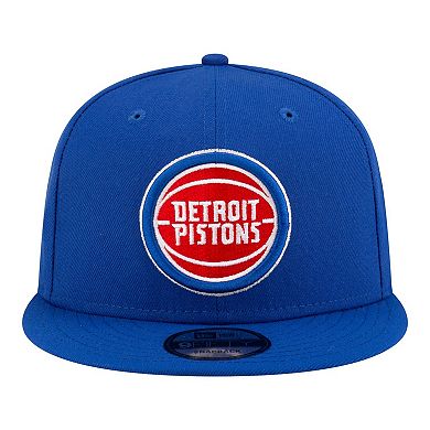 Men's New Era Blue Detroit Pistons One Tone Team 9FIFTY Adjustable Hat