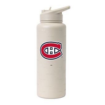 Logo Brands Montreal Canadiens 34oz. Sand Ghost Quencher Bottle