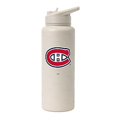 Logo Brands Montreal Canadiens 34oz. Sand Ghost Quencher Bottle