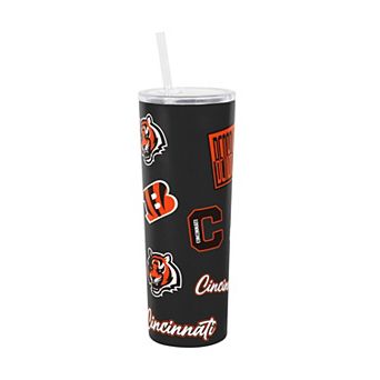 Logo Brands Cincinnati Bengals 30oz Dreamweave Straw Tumbler