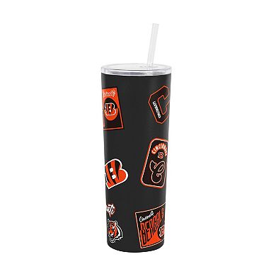 Logo Brands Cincinnati Bengals 30oz Dreamweave Straw Tumbler