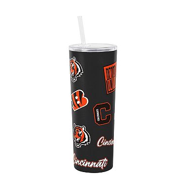 Logo Brands Cincinnati Bengals 30oz Dreamweave Straw Tumbler