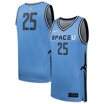 Men's Nike Light Blue UCF Knights Space Game Replica Basketball Jersey