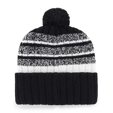 Men's '47 Black Alabama Crimson Tide Tavern Cuffed Knit Hat with Pom
